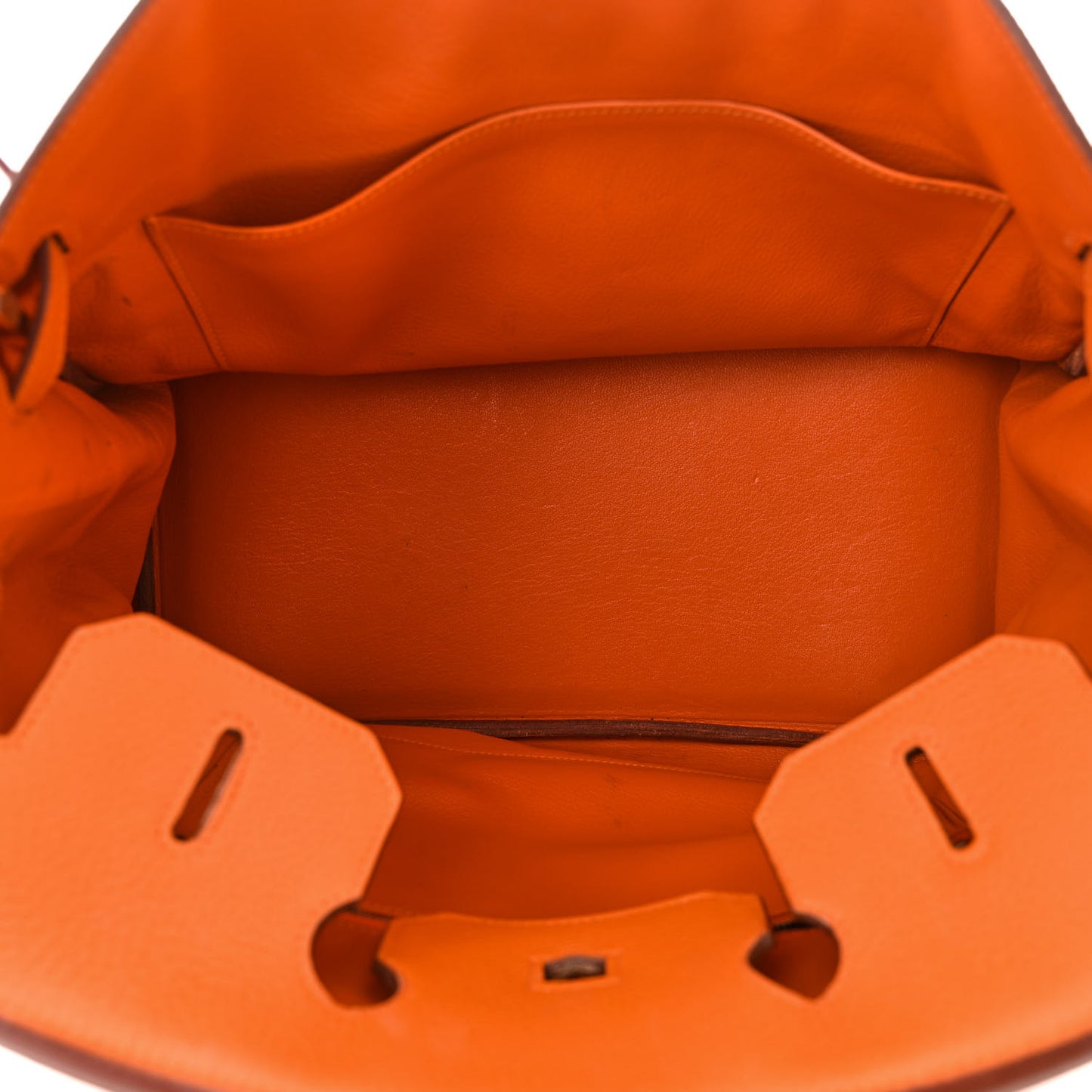 Taurillon Clemence Birkin 35 Orange