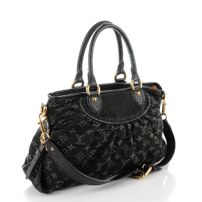 Louis Vuitton Denim Neo Cabby MM Black 3 of 7