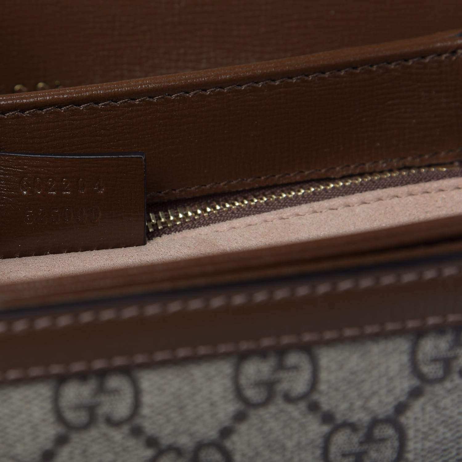 Gucci GG Supreme Monogram Horsebit 1955 Shoulder Bag Beige Brown Sugar 9 of 9