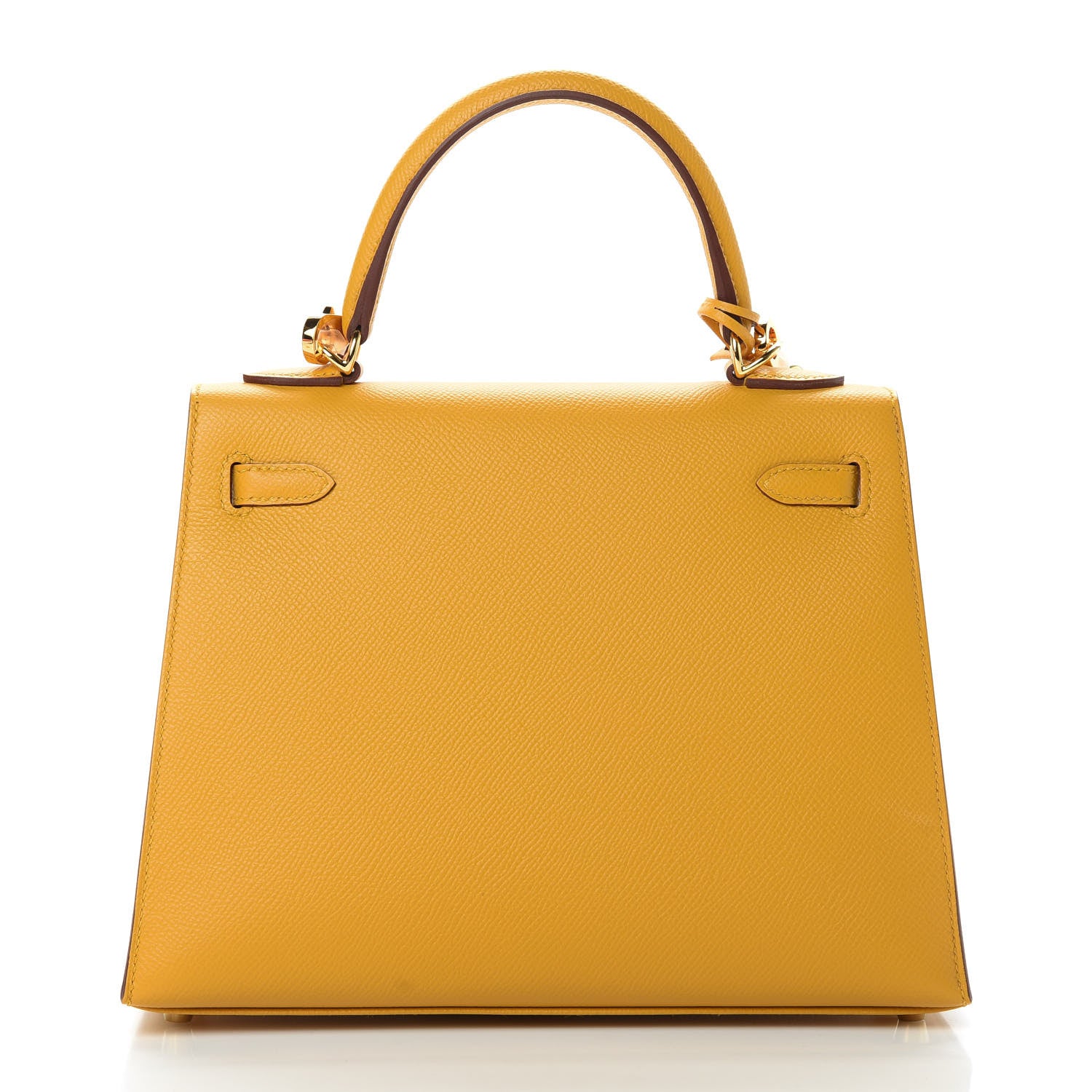 Hermes Epsom Kelly Sellier 25 Jaune Ambre 4 of 41