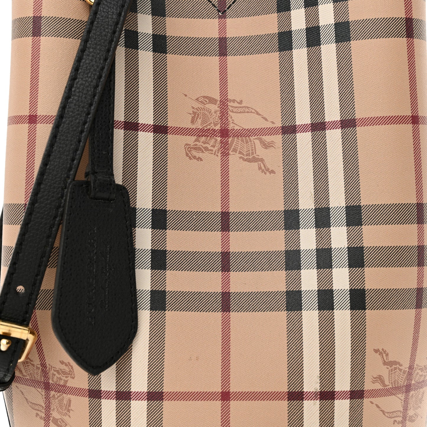 Haymarket Check Colours Small Lorne Bucket Crossbody Black