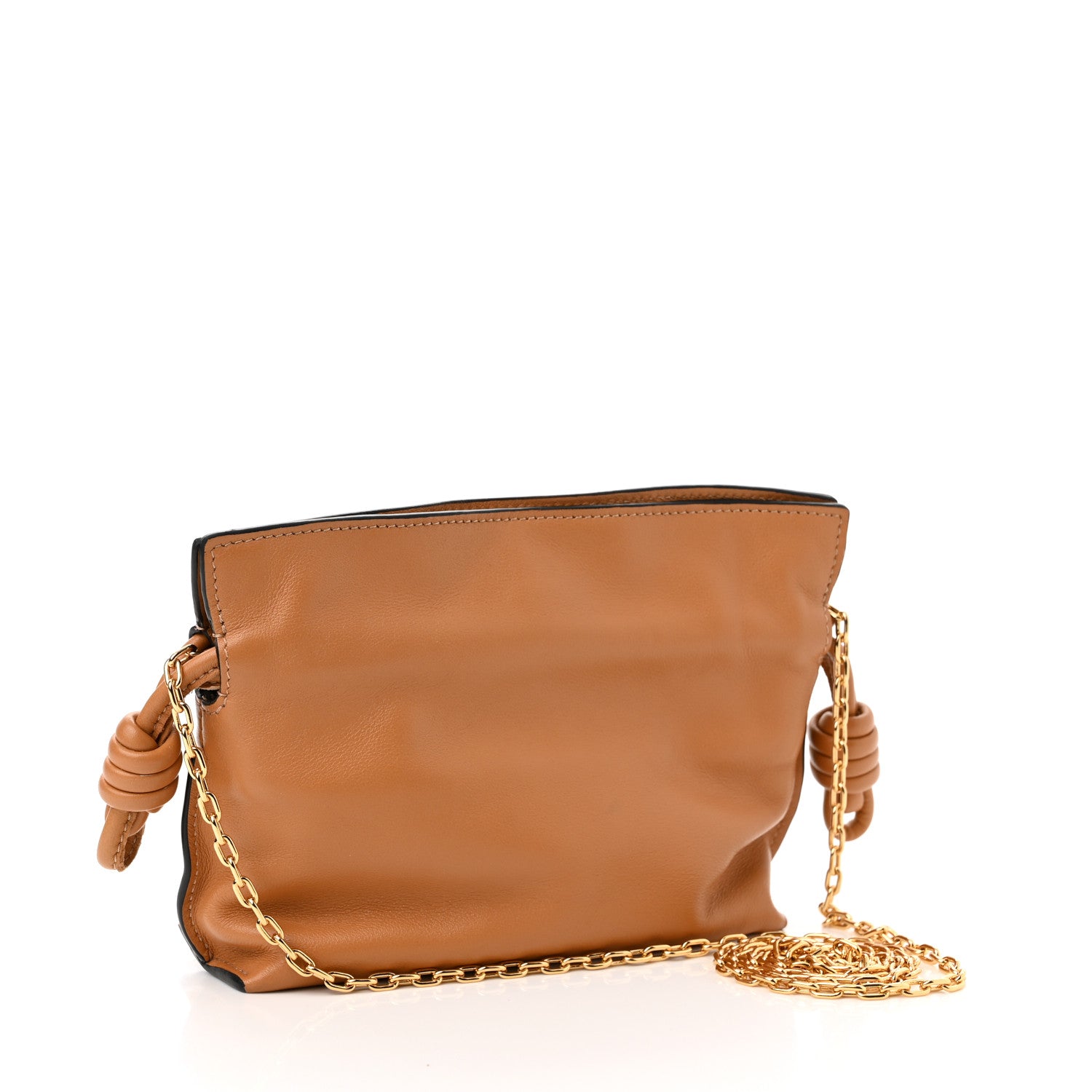 Loewe Calfskin Nano Flamenco Knot Clutch Warm Desert 3 of 9