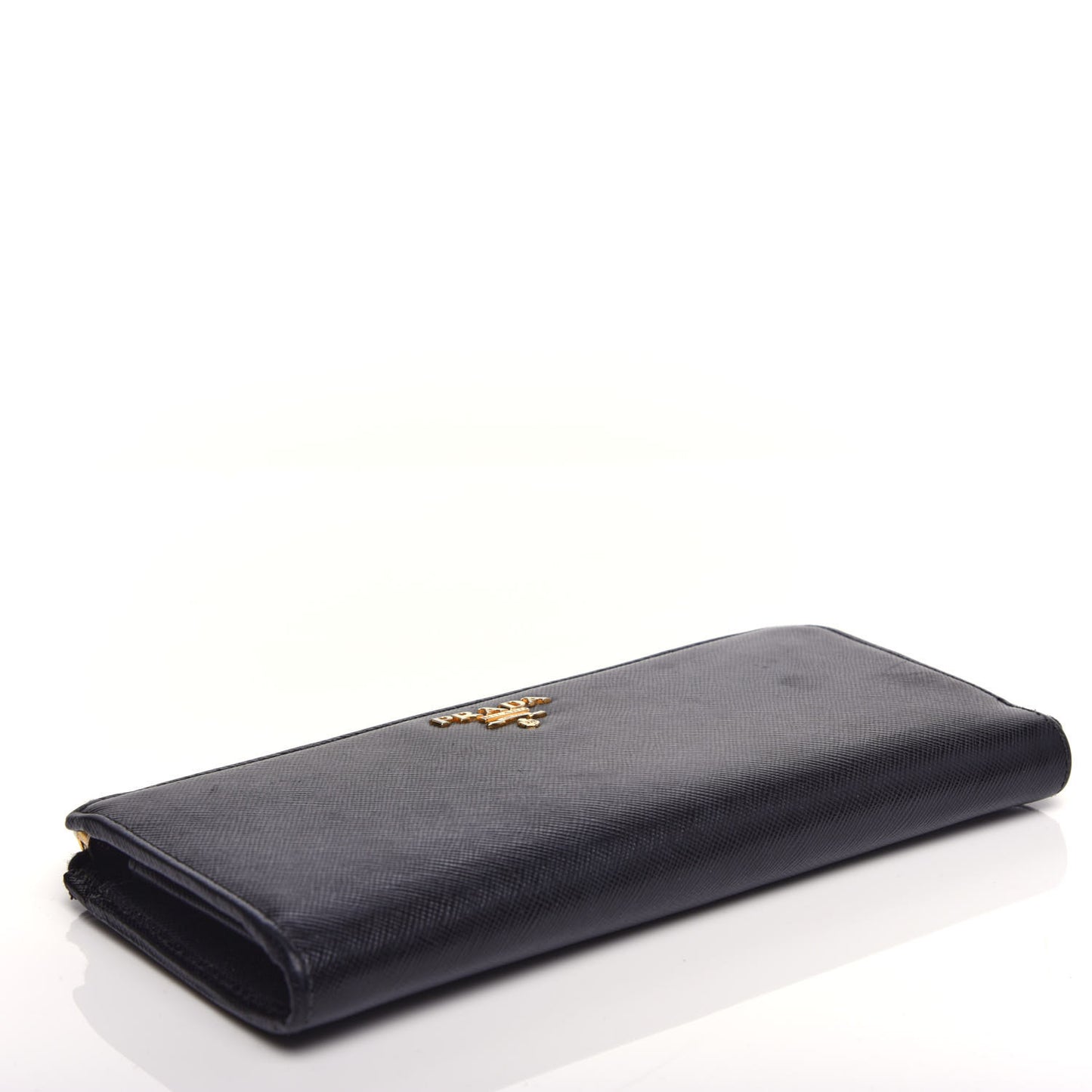 Saffiano Zip Around Wallet Black