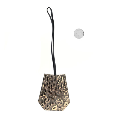 Hermes Lizard Clochette Cles Key Ring Charm Ombre 2 of 5