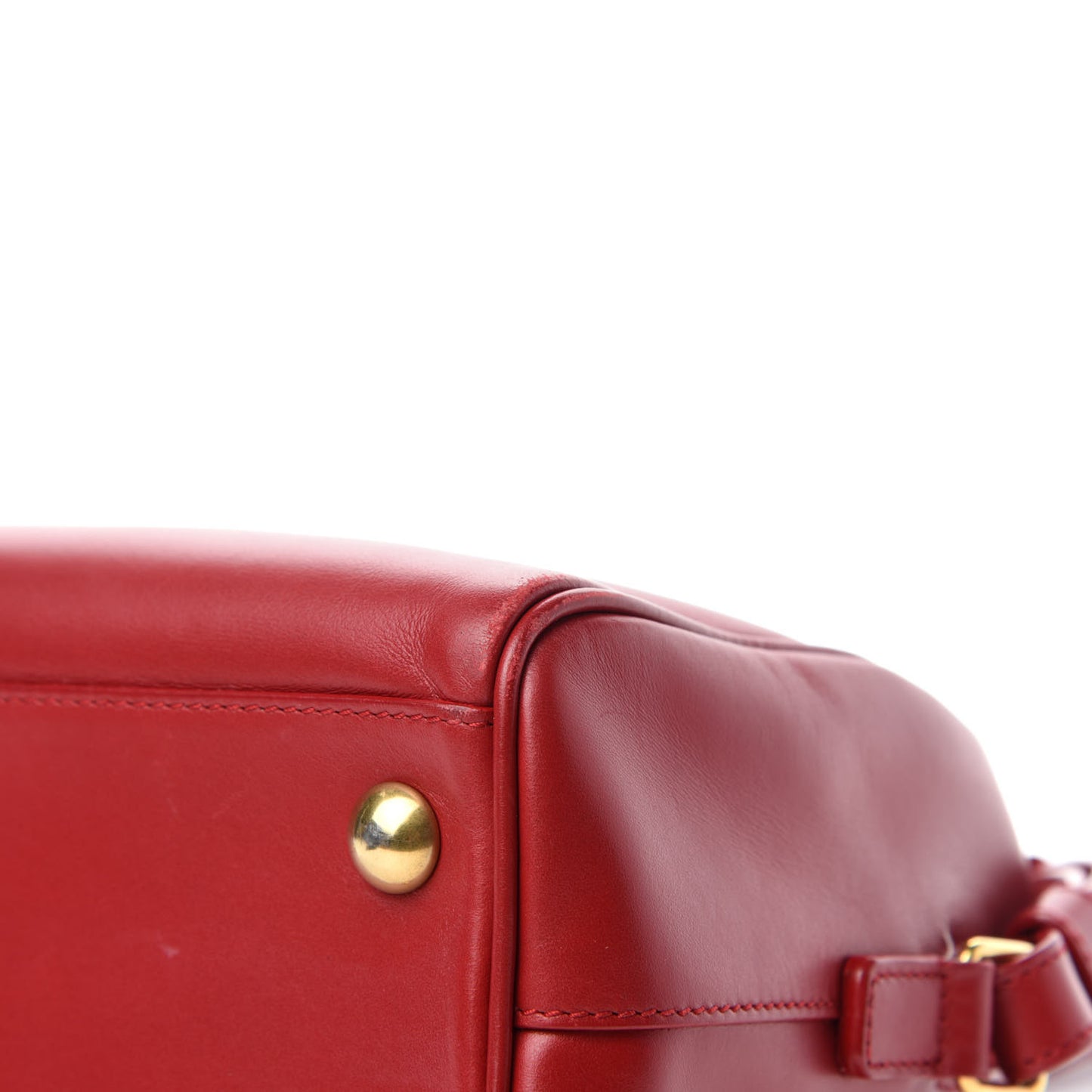 Calfskin Classic Baby Duffle Red