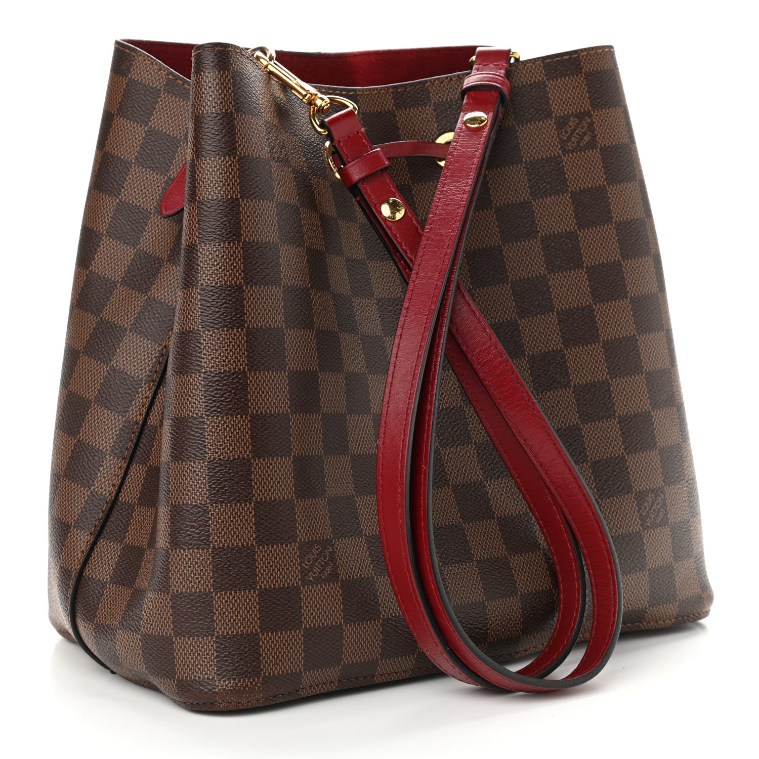 Louis Vuitton Damier Ebene Neonoe MM Cherry Berry 3 of 10