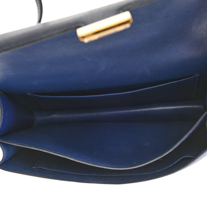 Hermes Epsom Constance Elan 25 Bleu Saphir 5 of 11