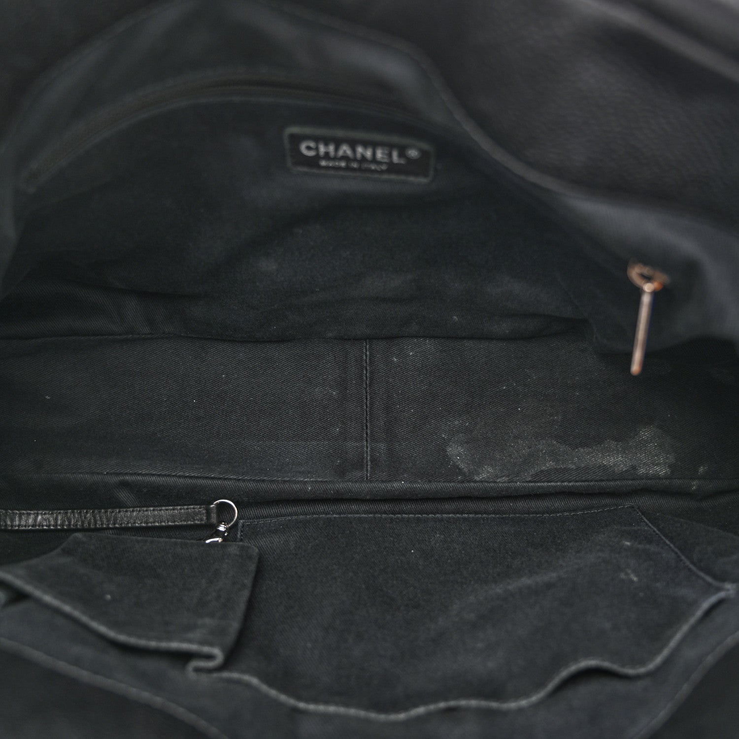 Chanel Caviar Quilted CC Timeless Soft Tote Black 5 of 13