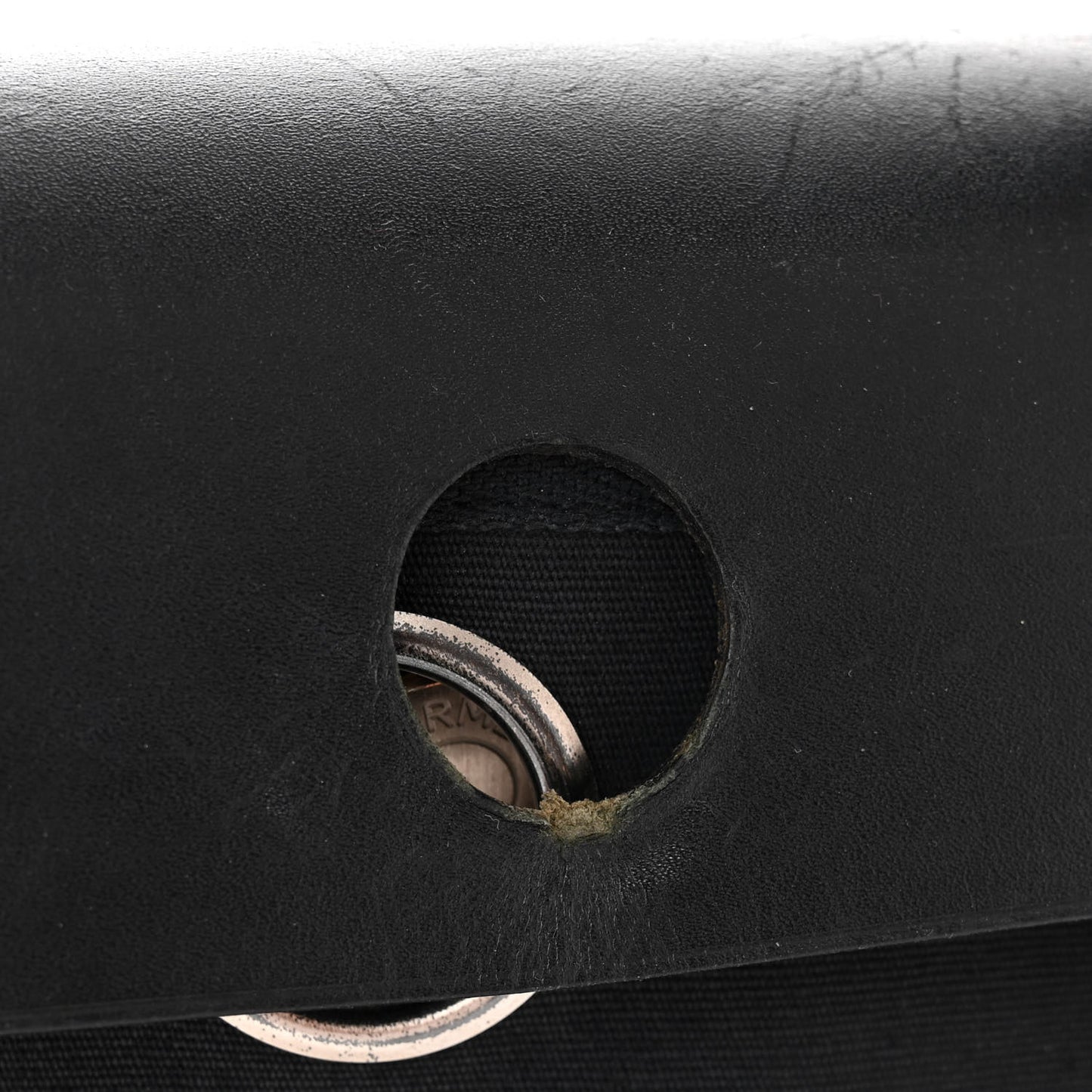 Toile Vache Calfskin Herbag 30 Black
