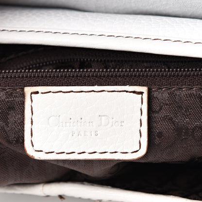 Christian Dior Calfskin Saddle Bag White 5 of 19