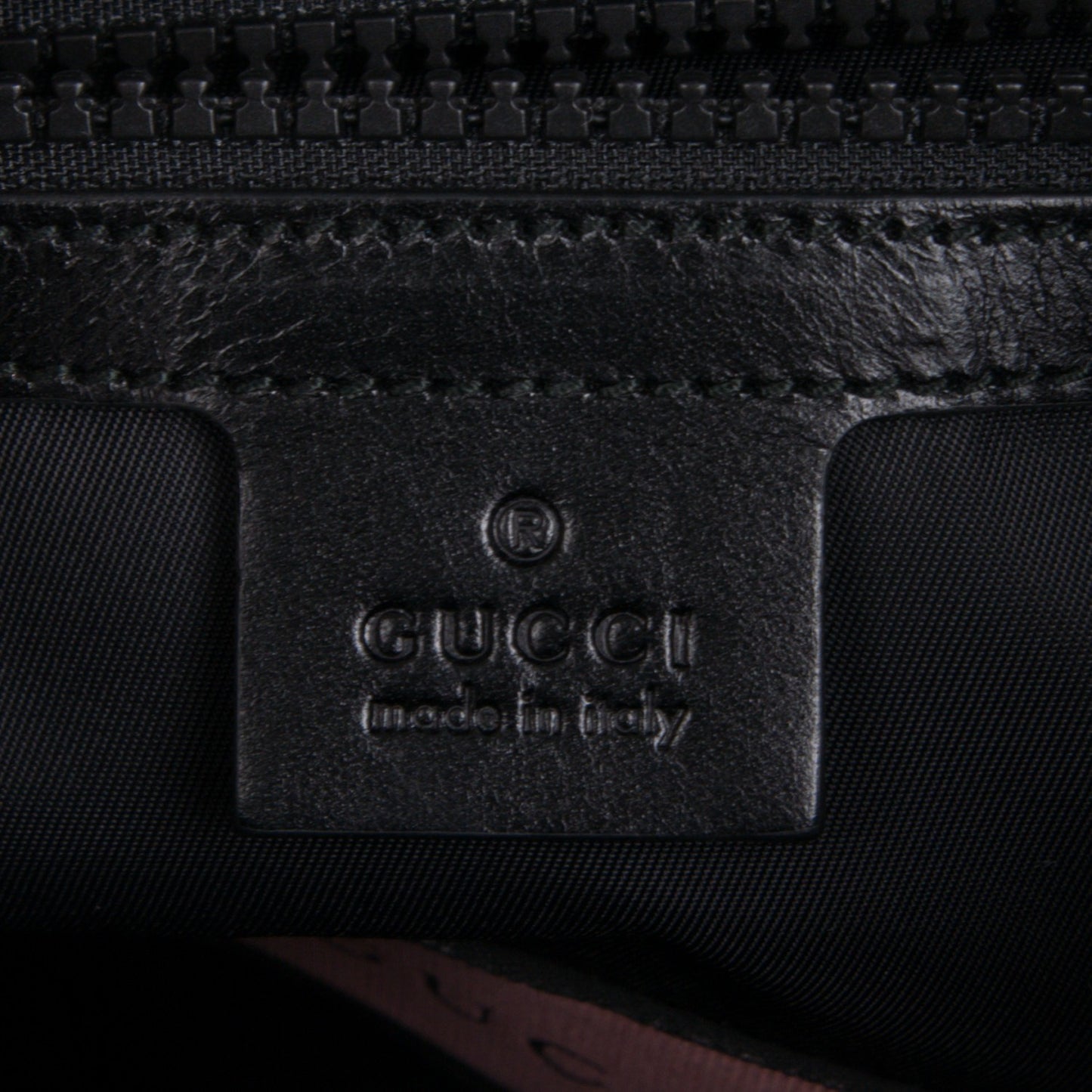 Techno Canvas GucciGhost Double Buckle Backpack Black New Acquamarine