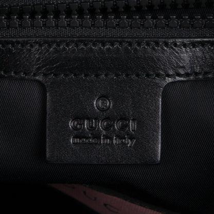 Gucci Techno Canvas GucciGhost Double Buckle Backpack Black New Acquamarine 5 of 6
