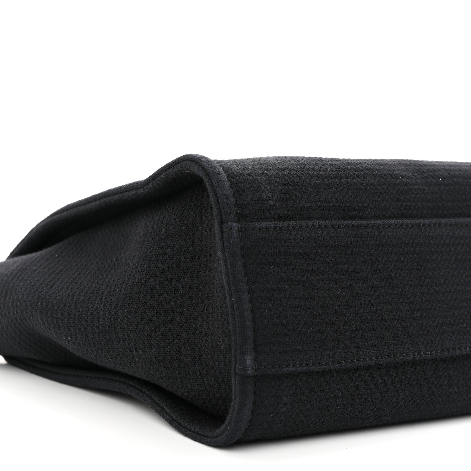 Chanel Mixed Fibers Small Deauville Tote Black 9 of 10