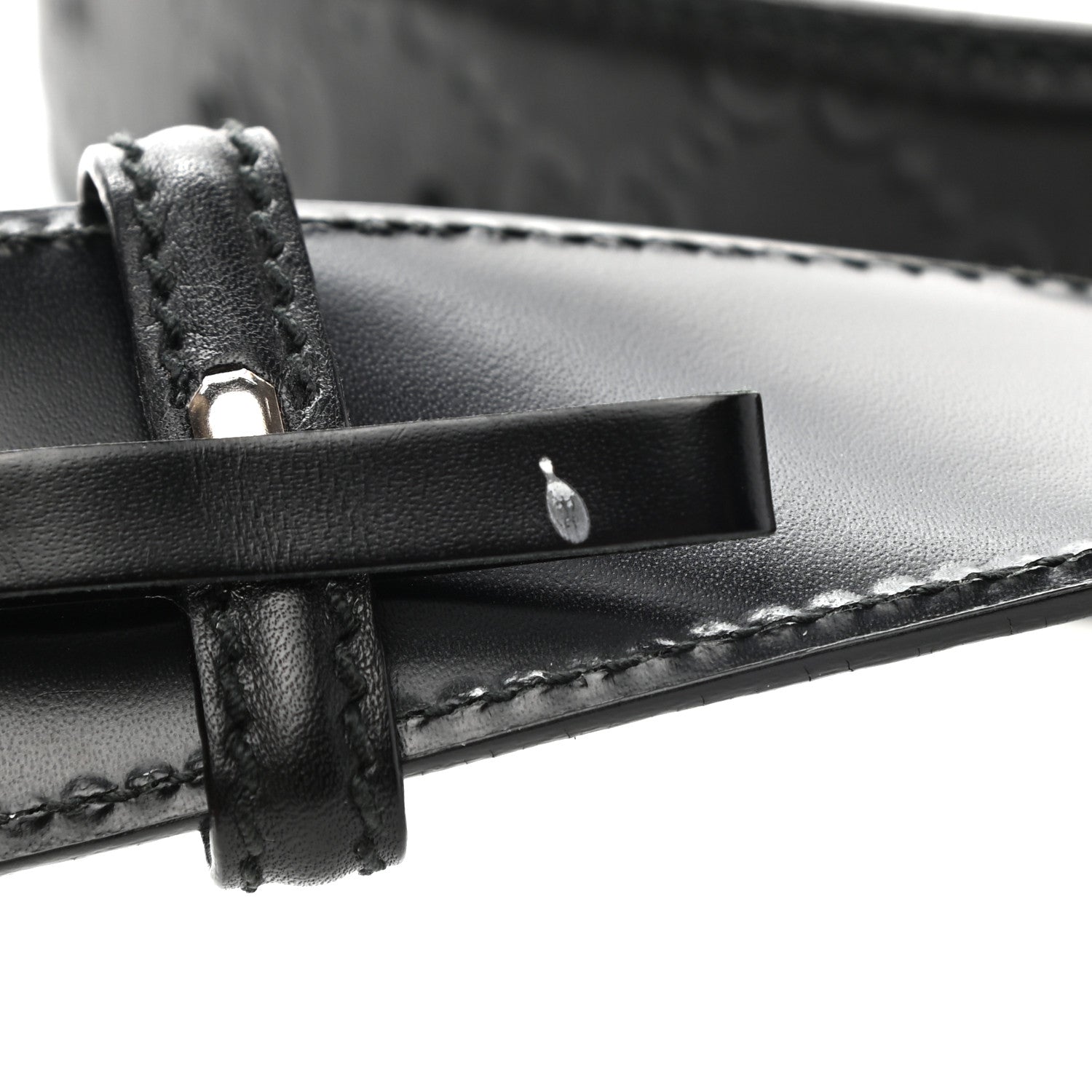 Gucci Guccissima Interlocking G Belt 85 34 Black 8 of 9