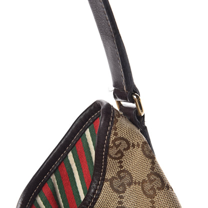 Gucci Monogram Medium New Britt Hobo Dark Brown 12 of 13