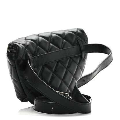 Chanel Calfskin Quilted Waist Belt Bag Black 3 of 9