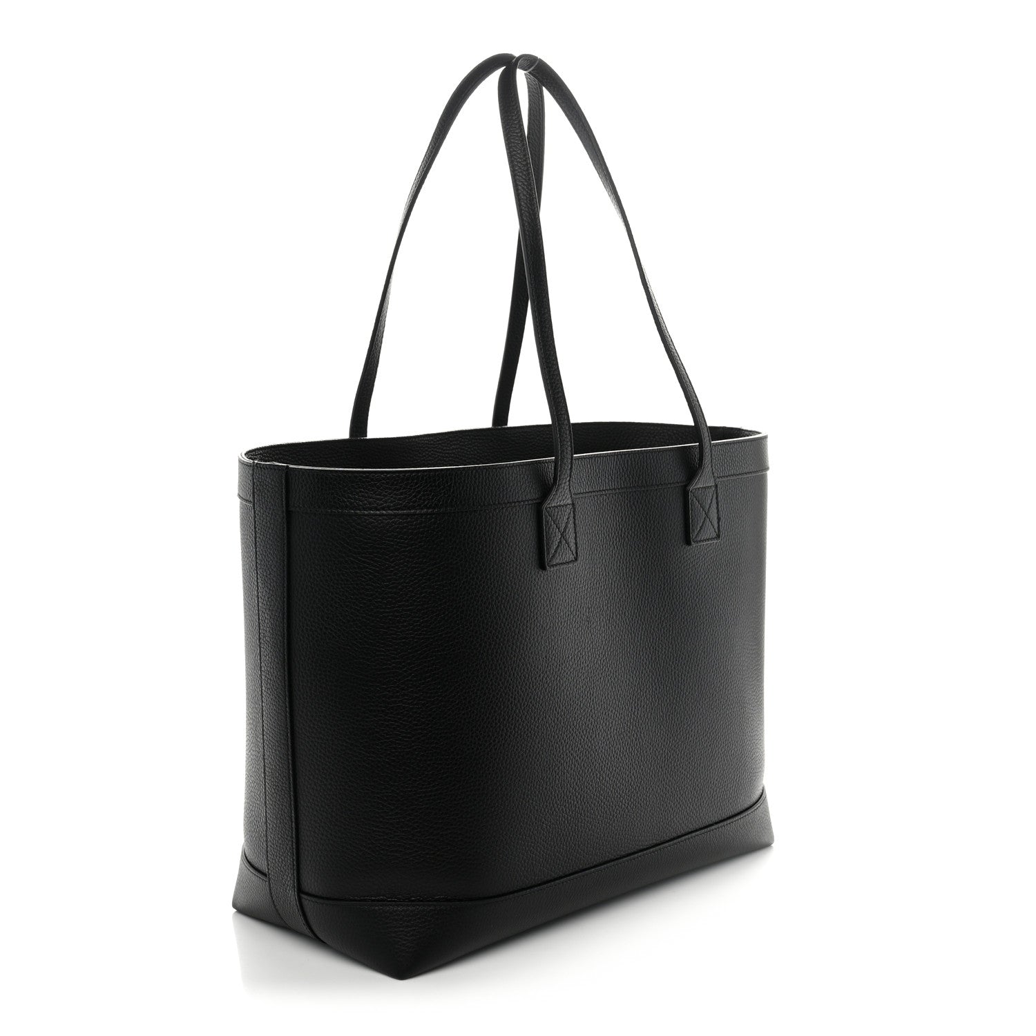 Burberry Grainy Calfskin Medium London Tote Bag Black 2 of 8