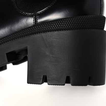 Gucci Calfskin Crystal GG Trip Chelsea Ankle Boots 40.5 Black 12 of 13