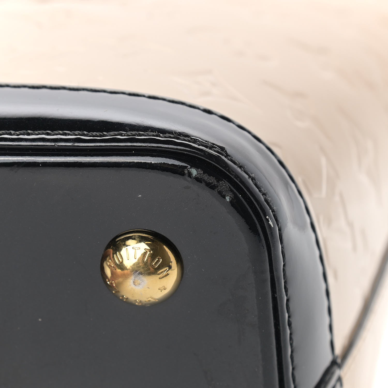 Louis Vuitton Vernis Lockit PM Dune 7 of 11