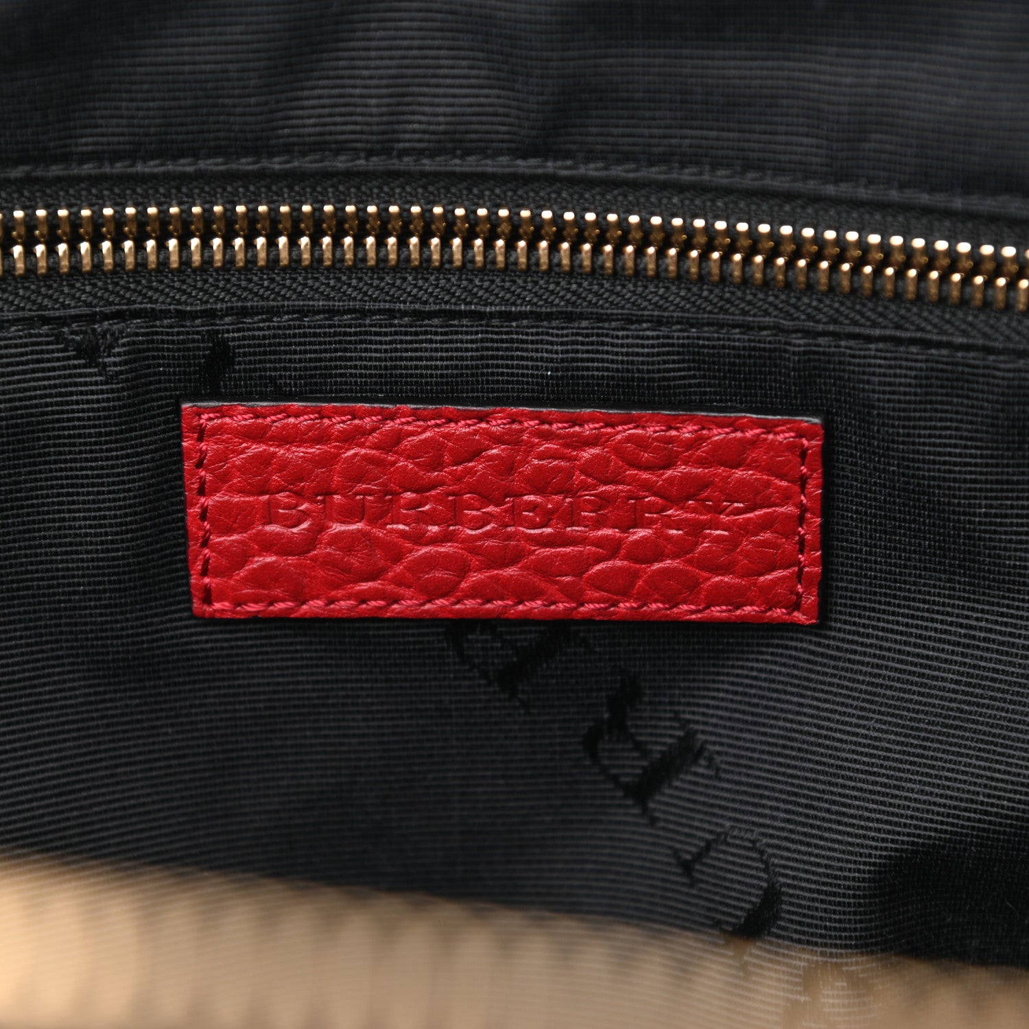 Burberry Heritage Grain Medium Orchard Bowling Bag Military Red 5 of 7