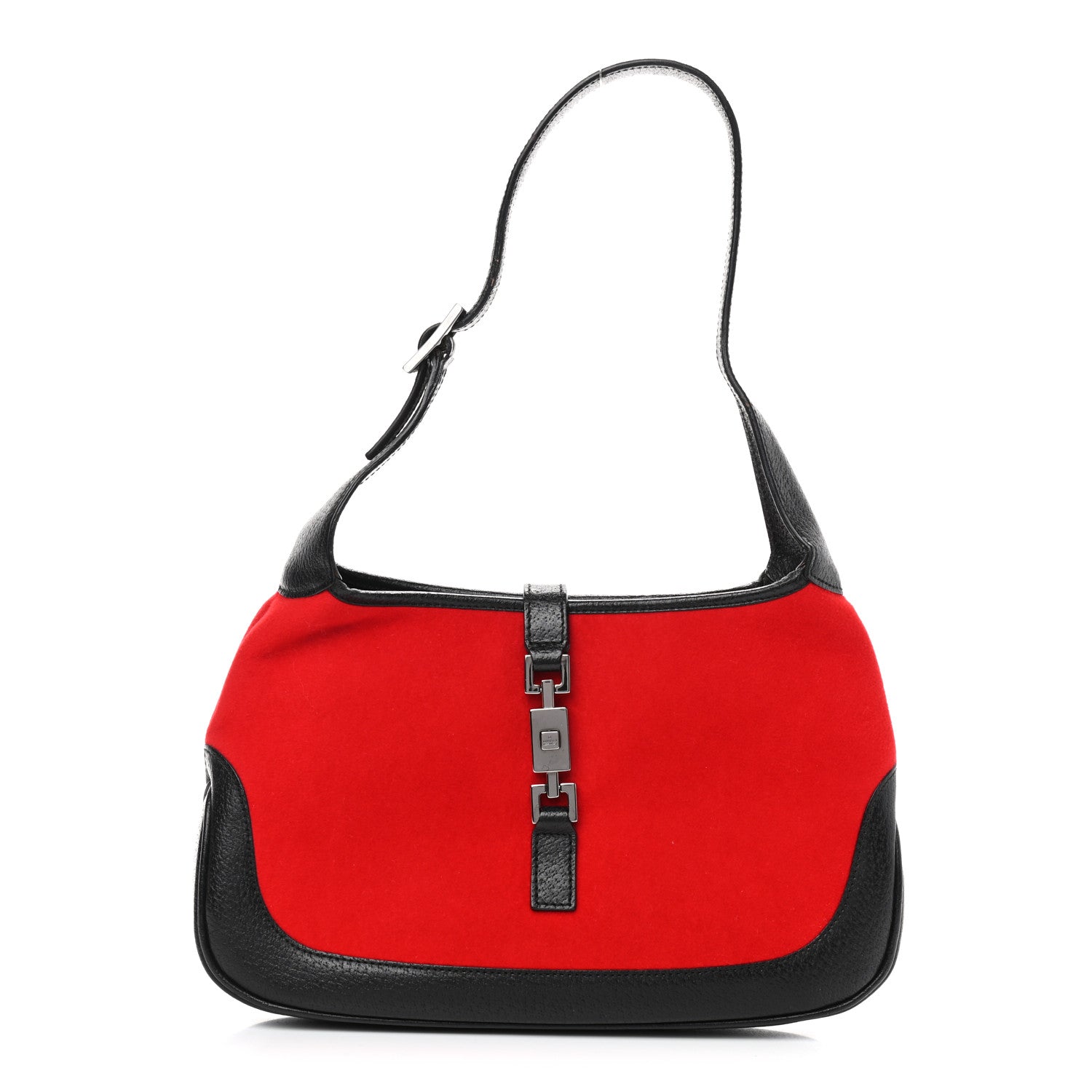 Gucci Suede Small Jackie O Hobo Red 1 of 10