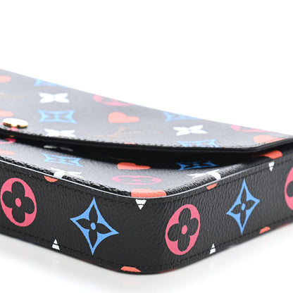 Louis Vuitton Game On Felicie Chain Wallet Black 9 of 9