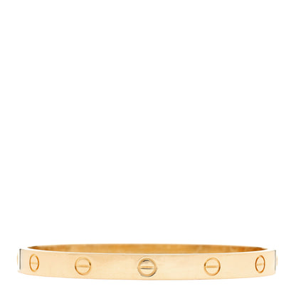 Cartier 18K Yellow Gold LOVE Bracelet 18 1 of 9