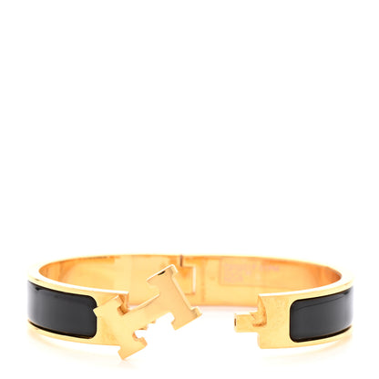Hermes Enamel Narrow Clic Clac H Bracelet PM Black 5 of 5