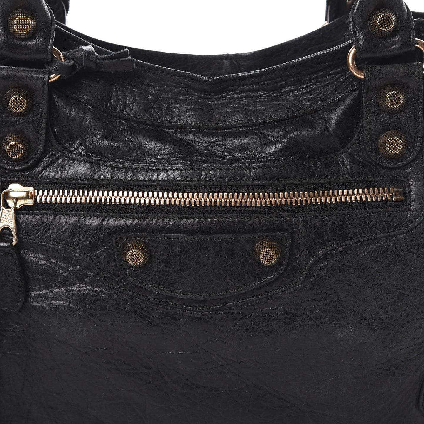 Agneau Giant 12 Rose Gold Hardware Town Black