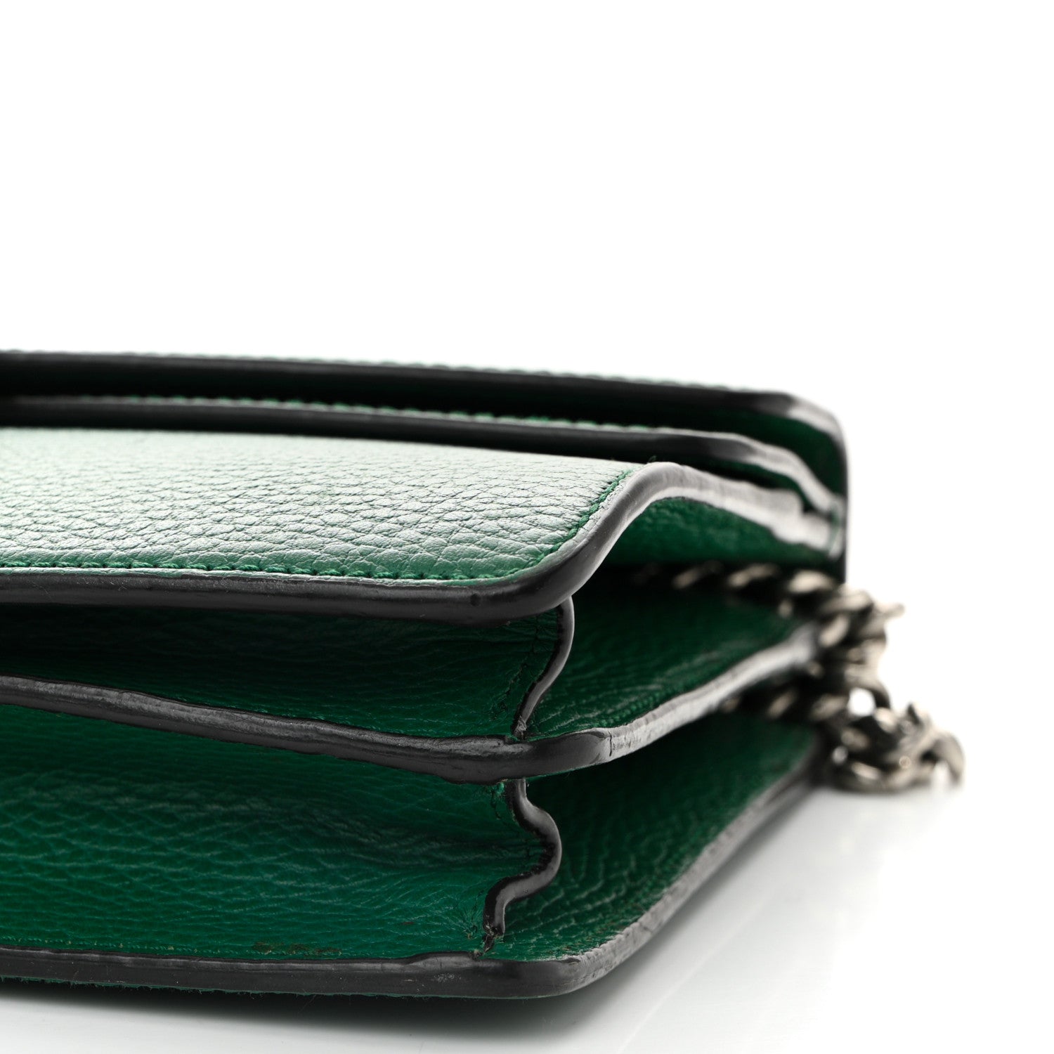 Gucci Pebbled Calfskin Small Dionysus Shoulder Bag Emerald 10 of 13