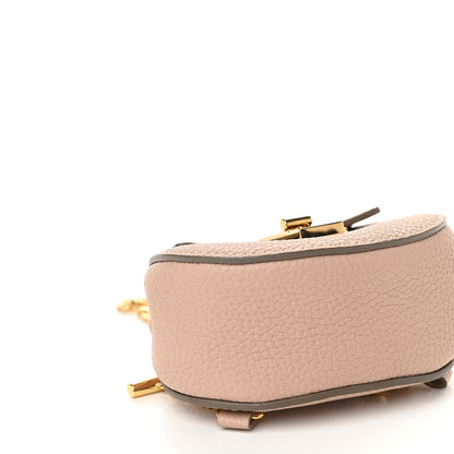 Chloe Grained Lambskin Mini Drew Crossbody Backpack Cement Pink 7 of 8