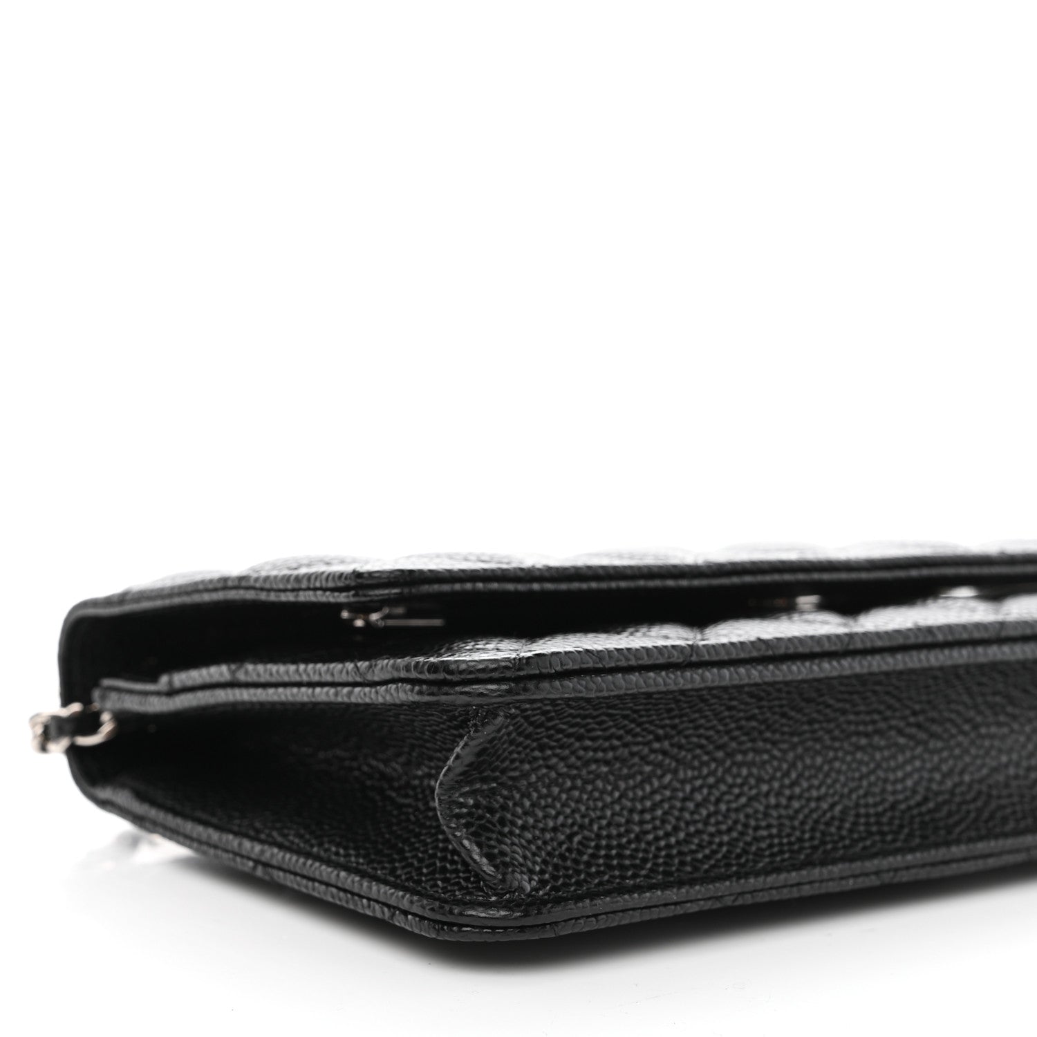 Chanel Caviar Quilted Wallet On Chain WOC Black 10 of 12