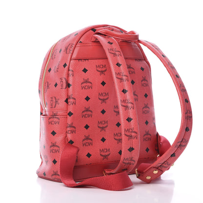 MCM Visetos Small Sprinkle Stud Stark Backpack Corail 2 of 10