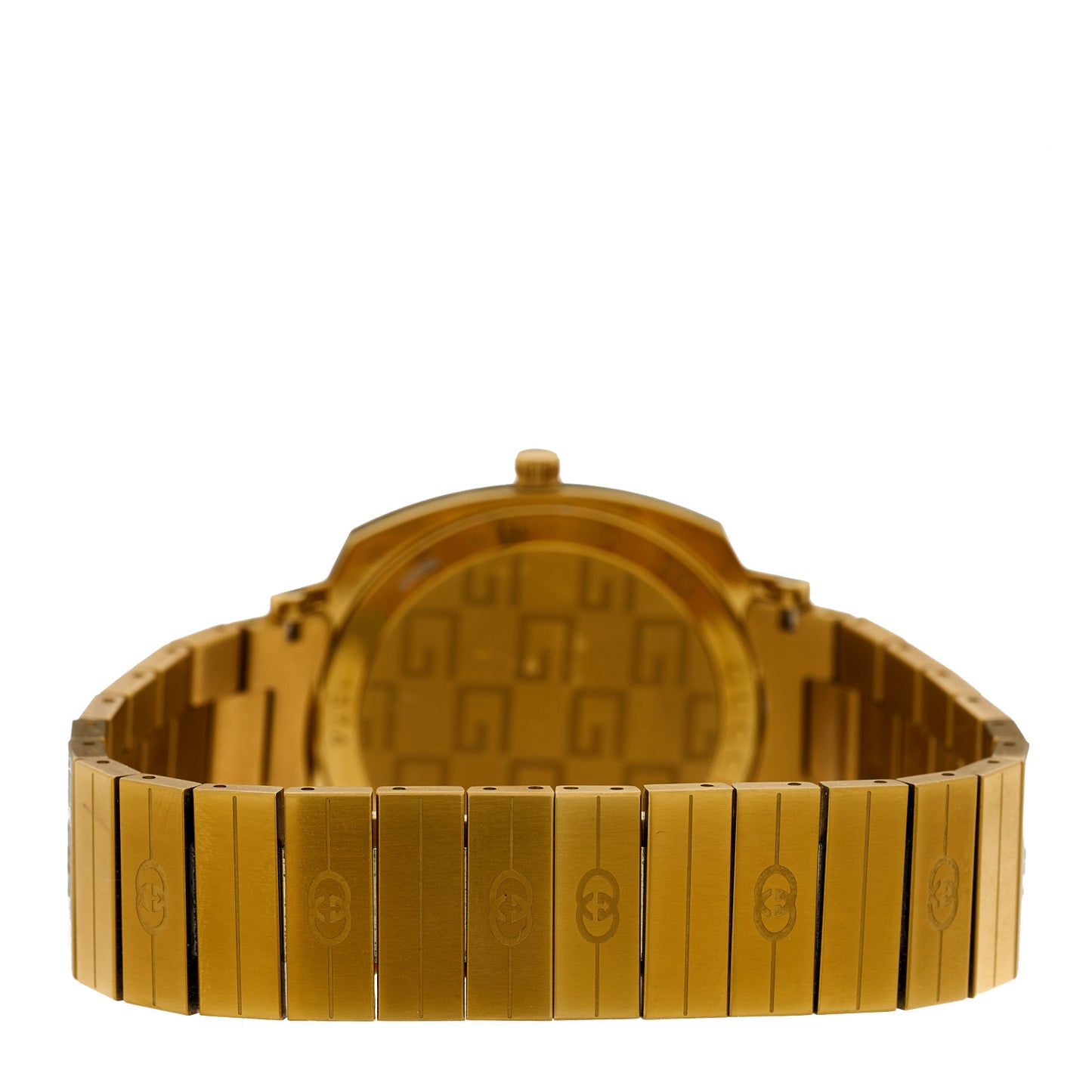 Stainless Steel 35mm Grip Quartz Watch Gold