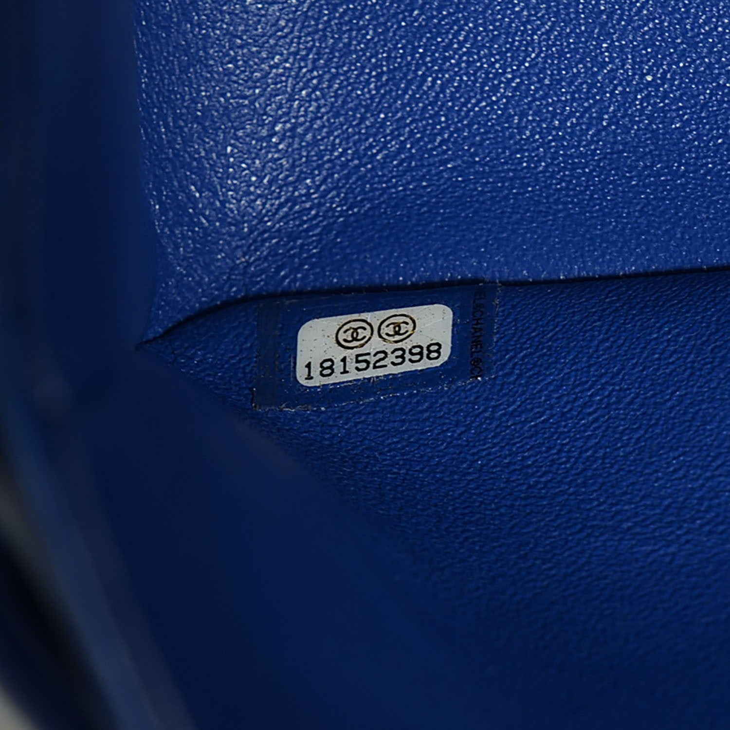 Chanel Lambskin Quilted Jumbo Double Flap Dark Blue 8 of 9
