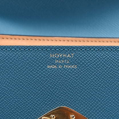Moynat Carat Calfskin Gabrielle PM Prussian Blue 6 of 8