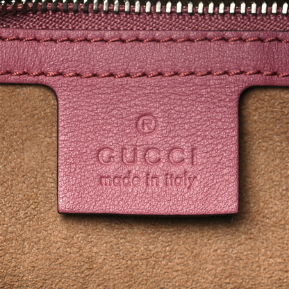 Gucci GG Supreme Monogram Blooms Medium Boston Beige Multicolor Dry Rose 6 of 12