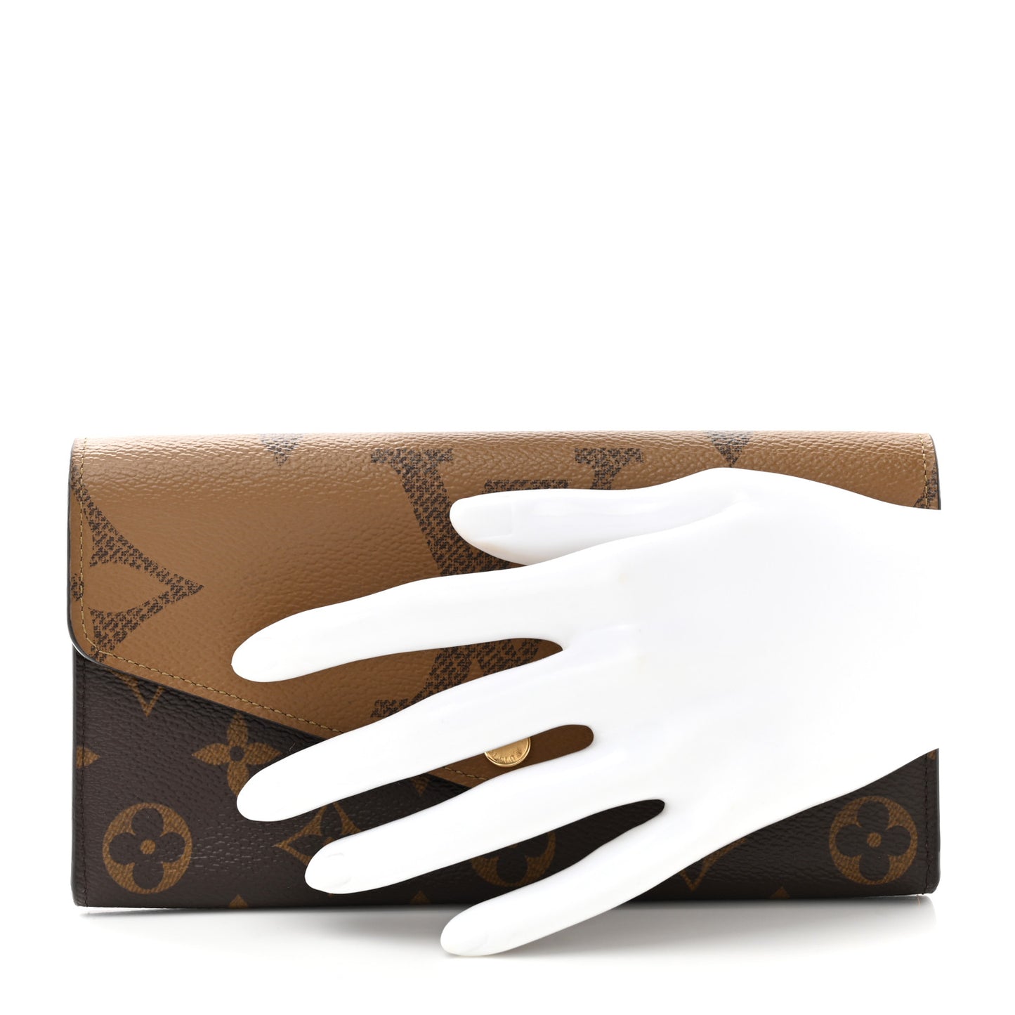 Reverse Monogram Giant Sarah Wallet