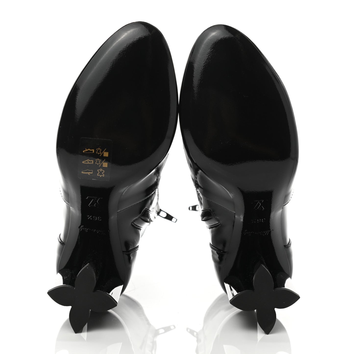 Patent Uniformes Silhouette Ankle Boots 36.5 Black