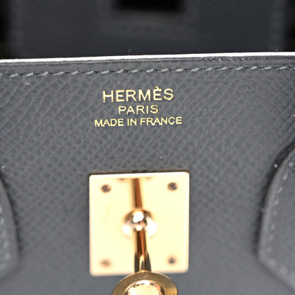 Hermes Epsom Birkin Sellier 25 Gris Misty 6 of 15