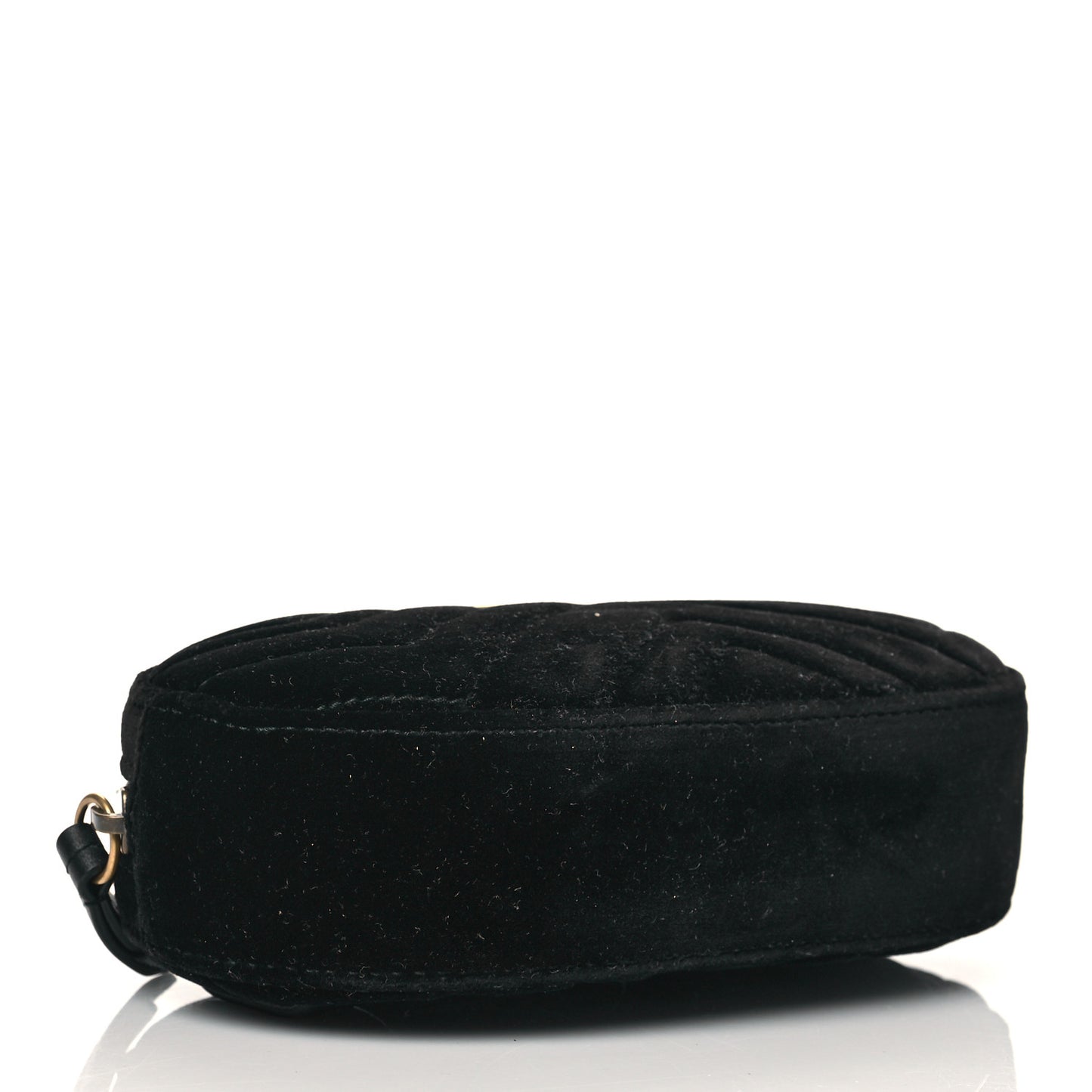 Velvet Matelasse GG Marmont Belt Bag 95 38 Black