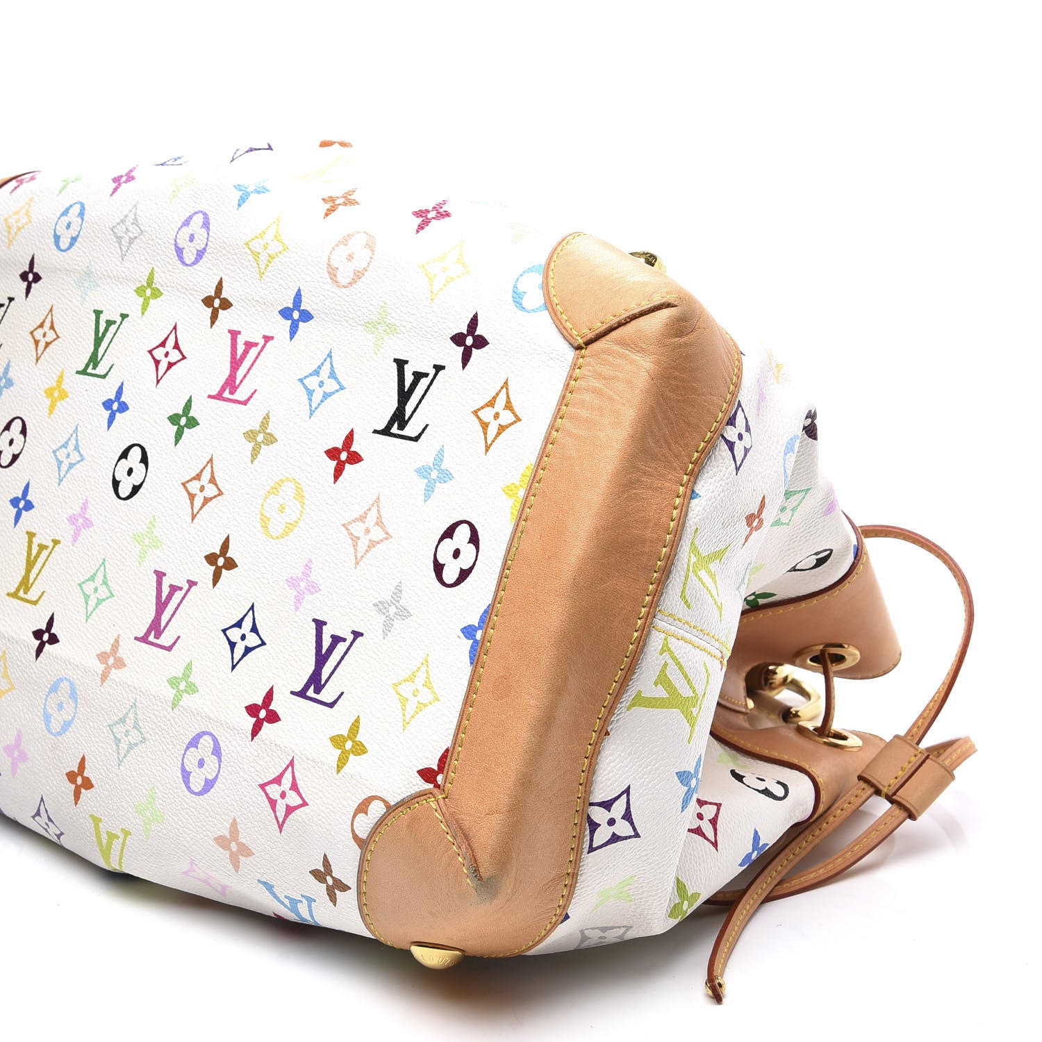 Louis Vuitton Monogram Multicolor Ursula White 8 of 9