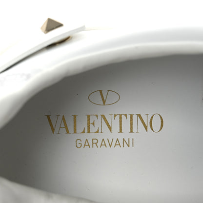 Valentino Garavani Calfskin Womens Backnet Sneakers 39.5 White 9 of 11