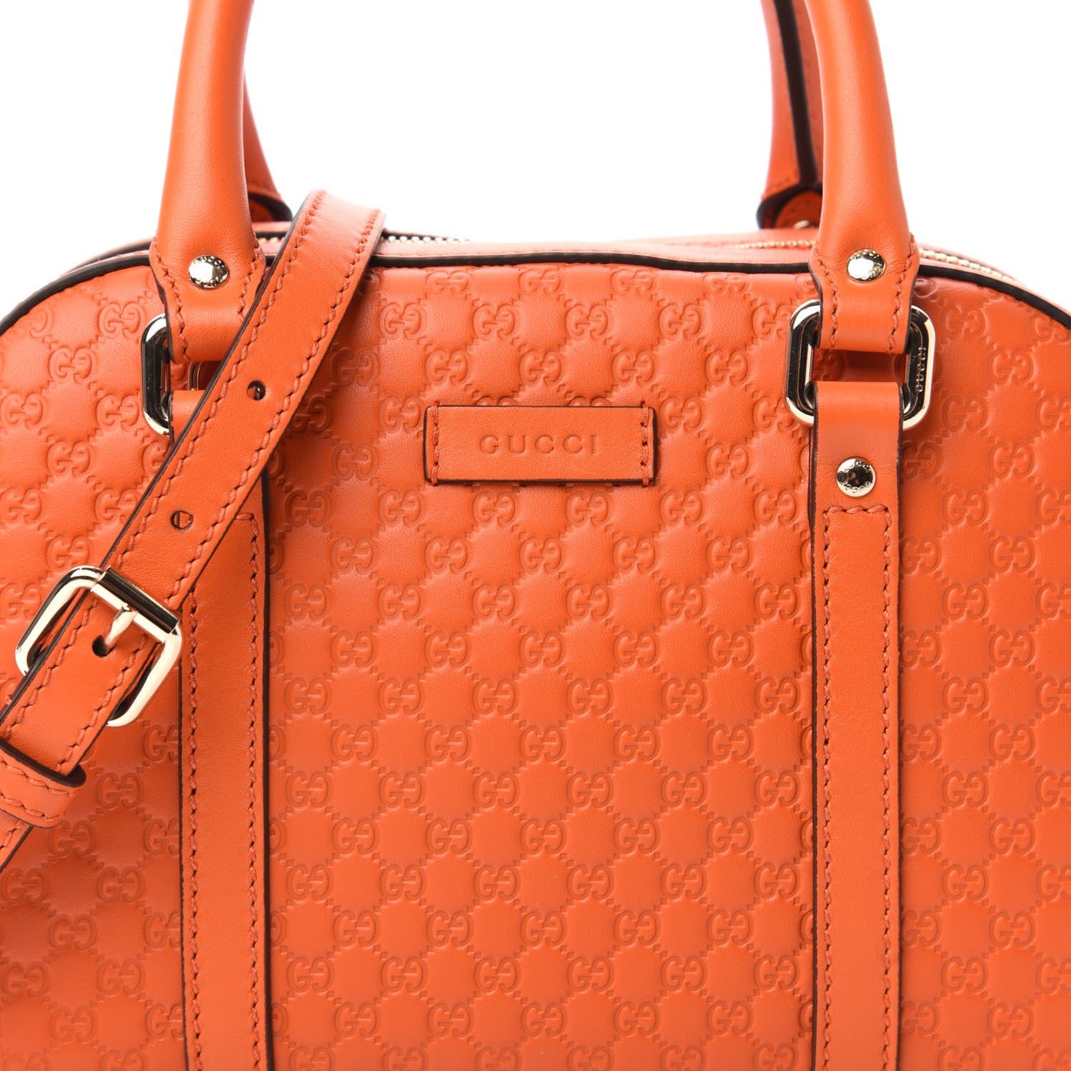 Gucci Soft Microguccissima Small Crossbody Bag Sun Orange 10 of 10