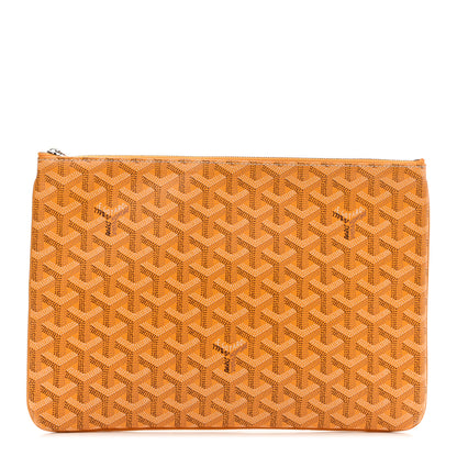 Goyard Goyardine Senat Pochette MM Yellow 1 of 8