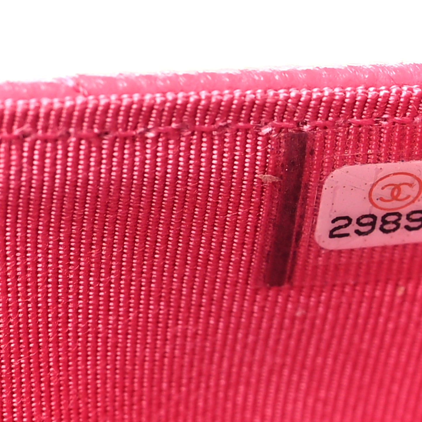 Caviar Quilted Flap Card Holder Wallet Pink