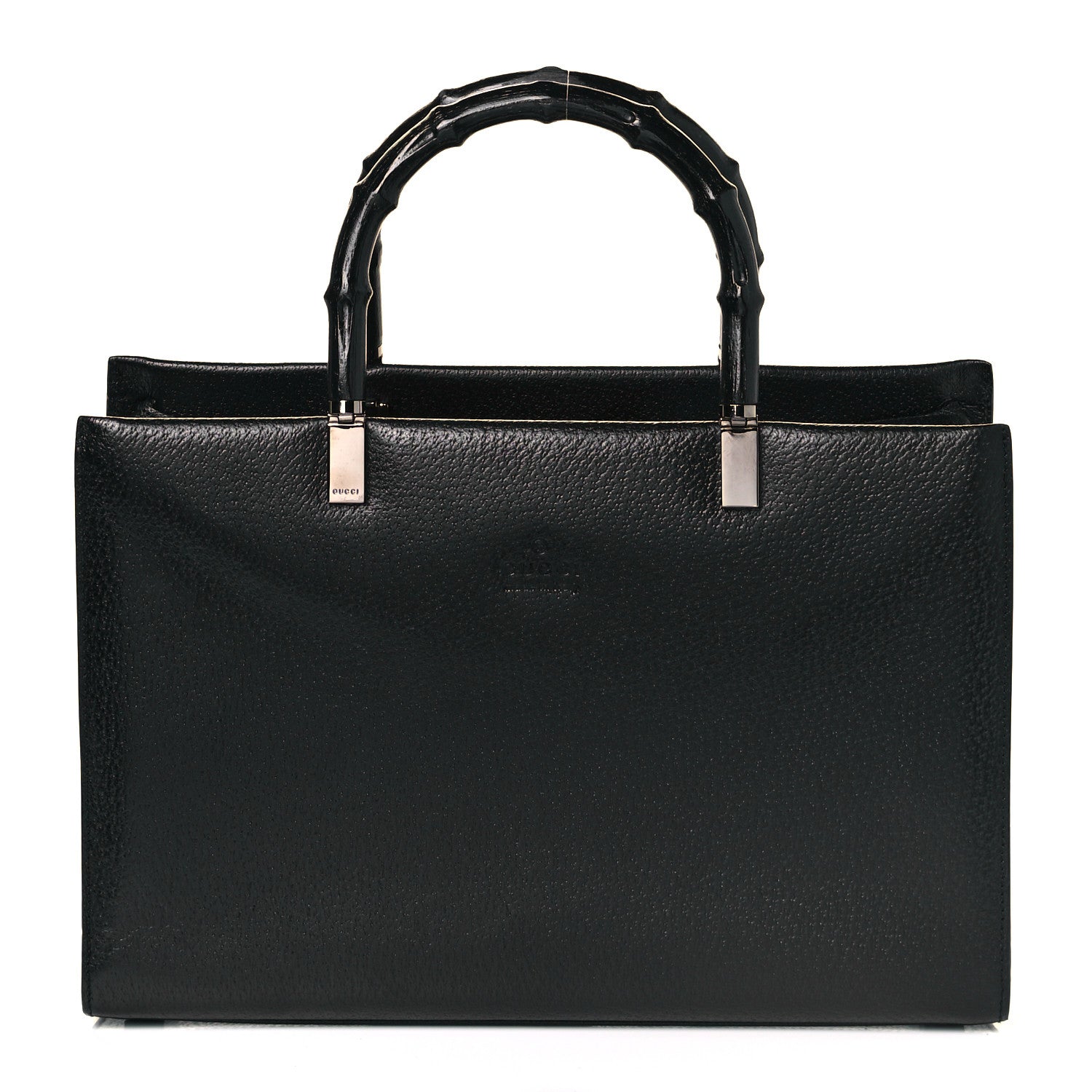 Gucci Cinghiale Bamboo Tote Black 1 of 10