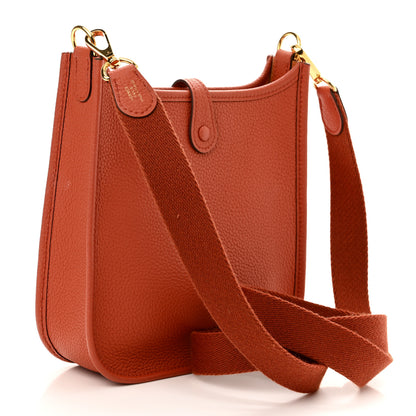 Hermes Taurillon Clemence Evelyne TPM Terre Battue Cuivre 2 of 10