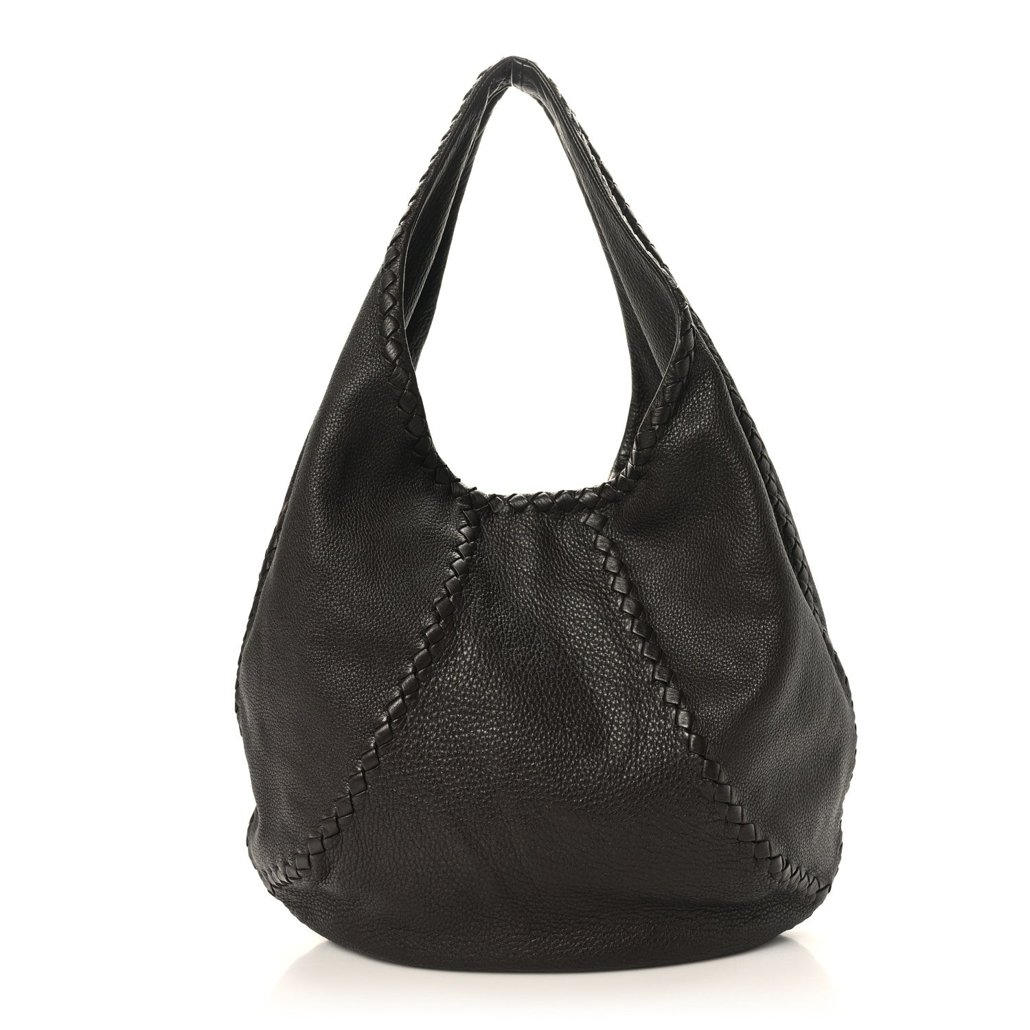 Bottega Veneta Cervo Deerskin Large Hobo Ebano 1 of 7