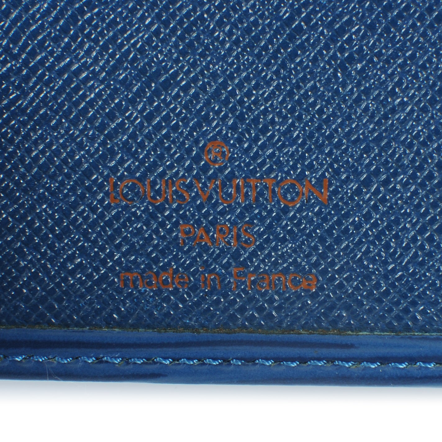 Epi Card Holder Blue